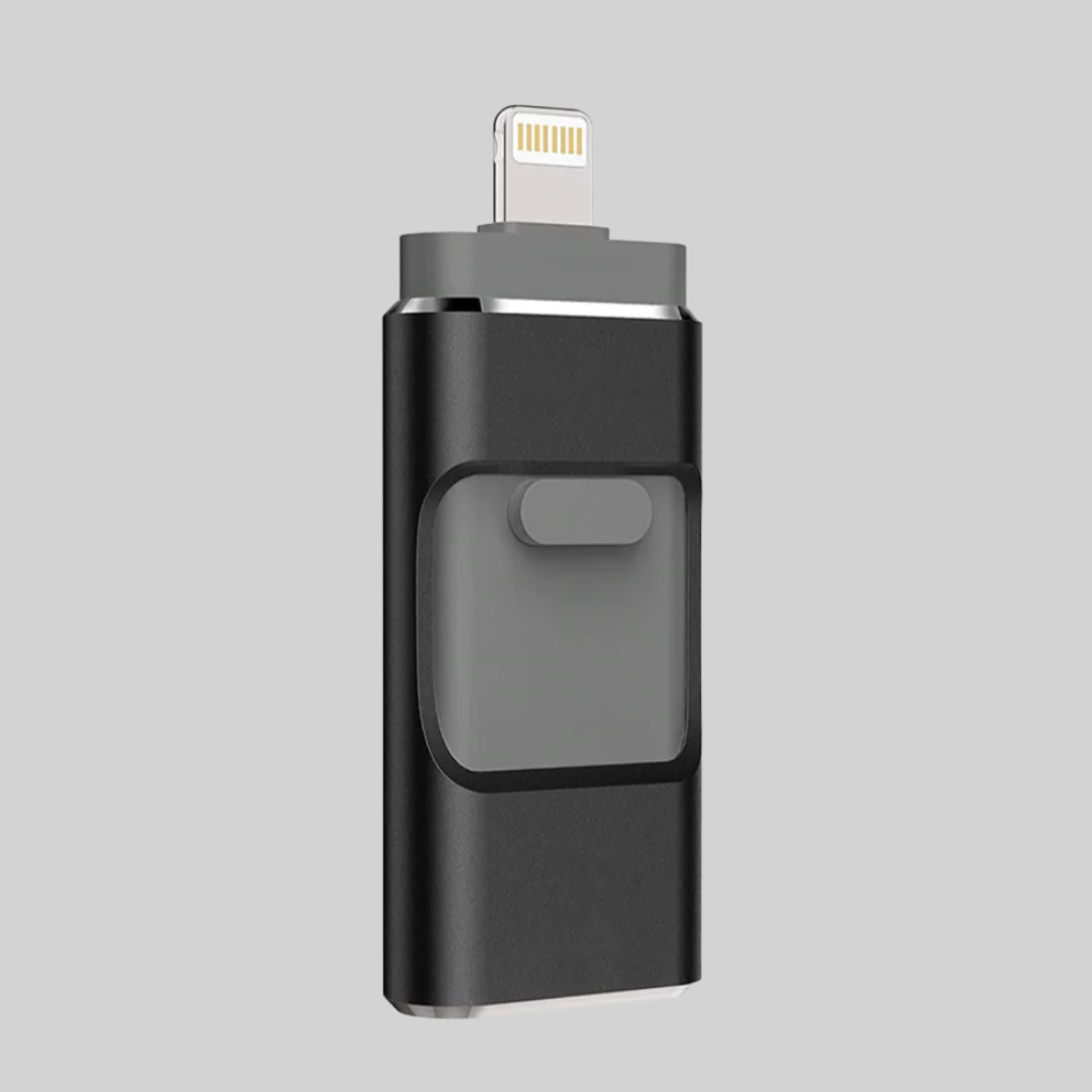 4-In-1 Usb Flash Drive Multi Connector Storage