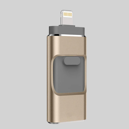 4-In-1 Usb Flash Drive Multi Connector Storage