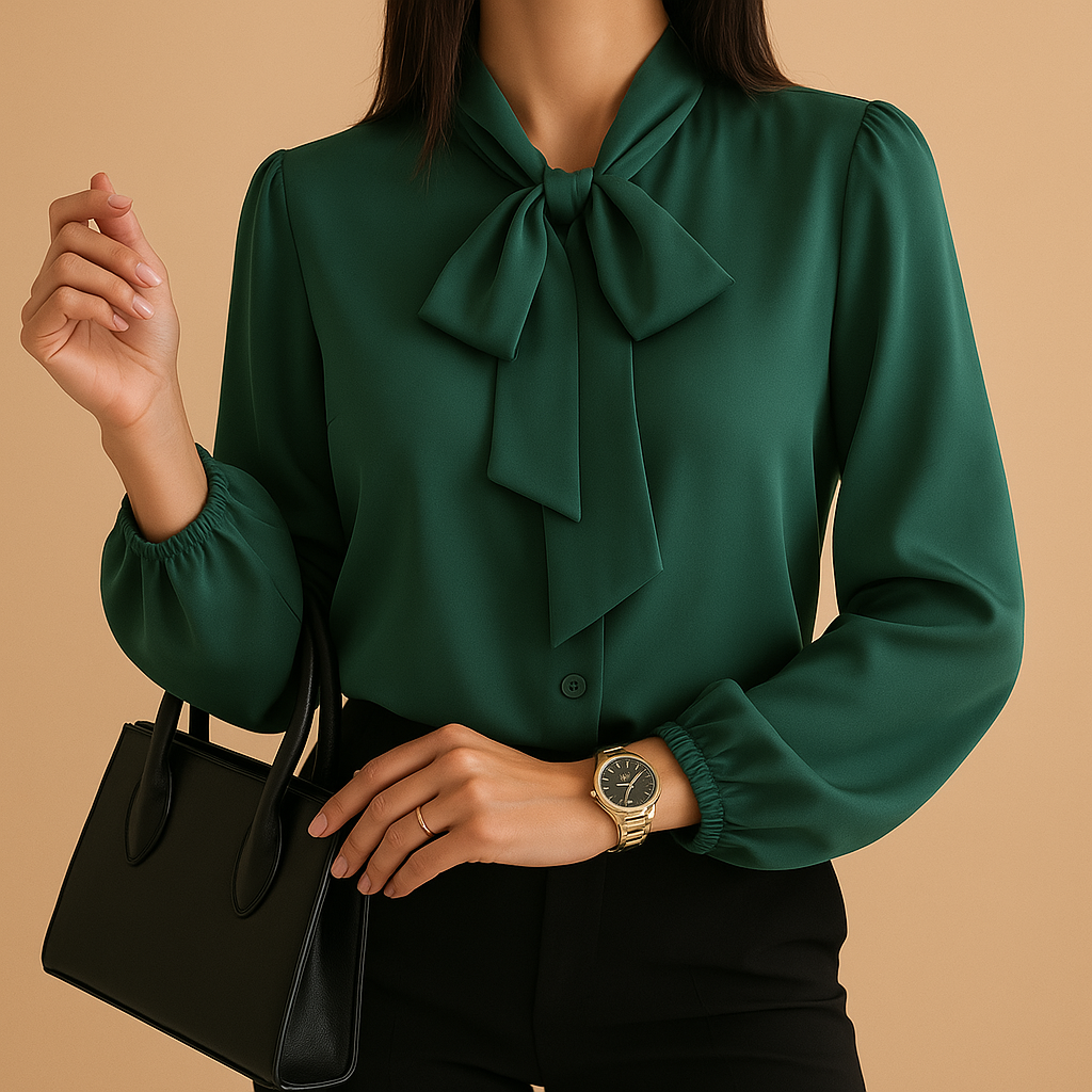 Women's Bow Tie Blouse