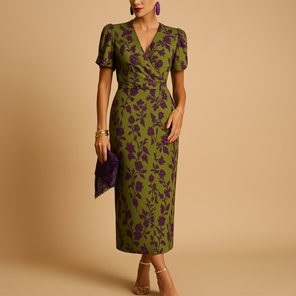 Women's Puff Sleeve Dress Flattering Fit