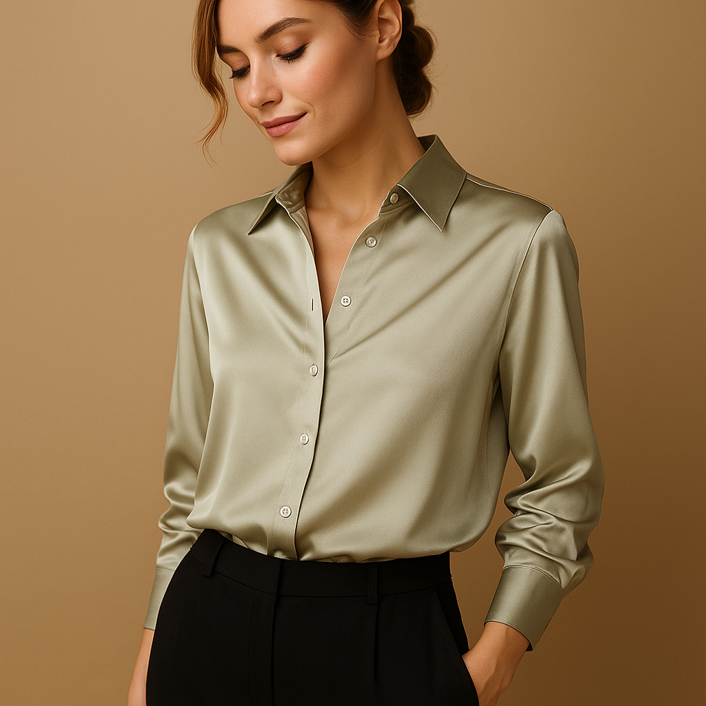 Vivette Women's V-Neck Blouse