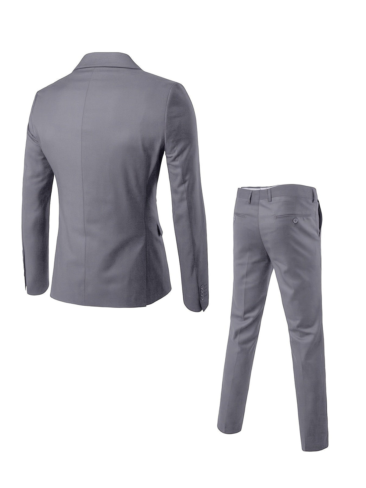 Men's Single Breasted Suit Notch Lapel