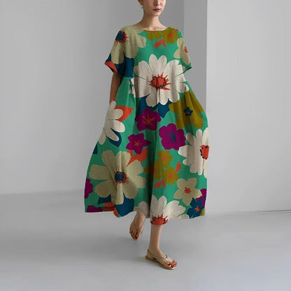 Floral Flowing Spring Dress