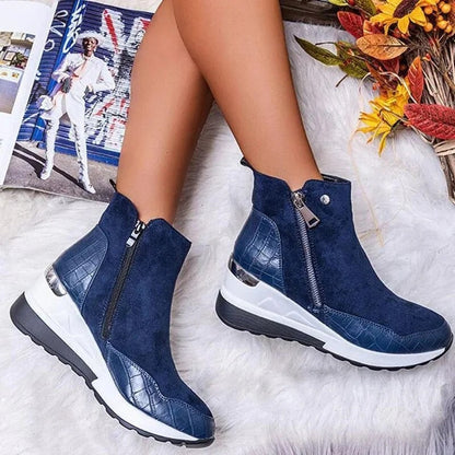 Women's Orthopedic Leather Booties