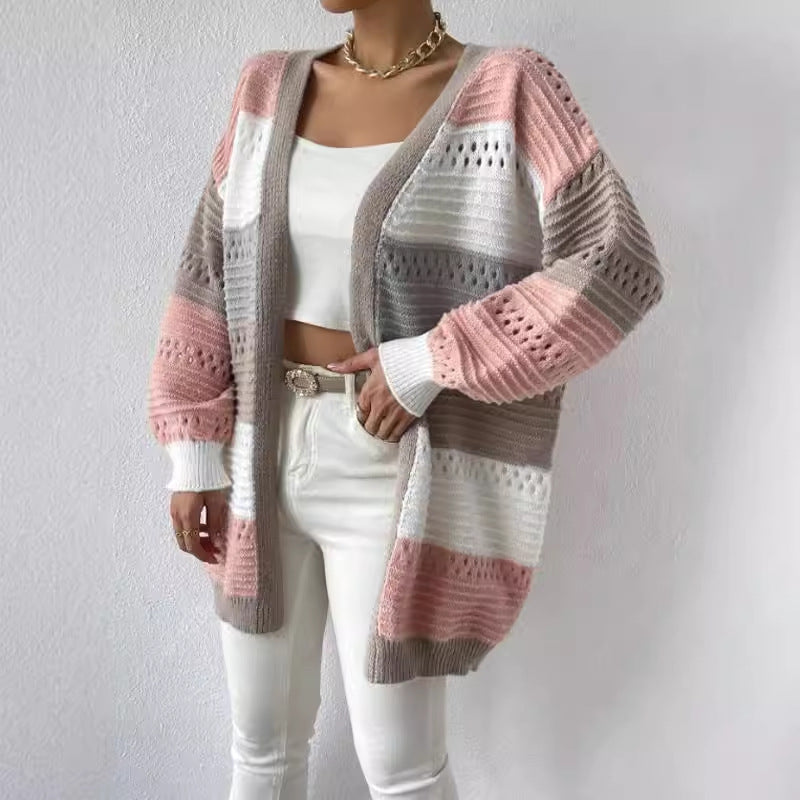 Women's Oversized Open Front Cardigan