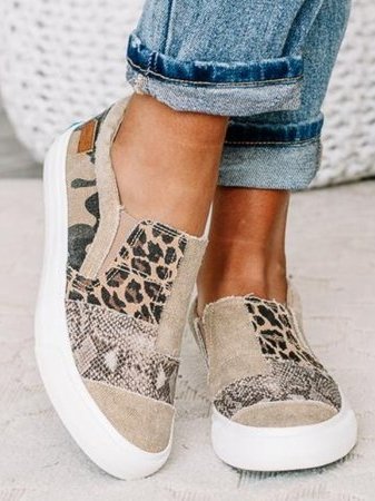 Women's Patterned Slip-On Sneakers