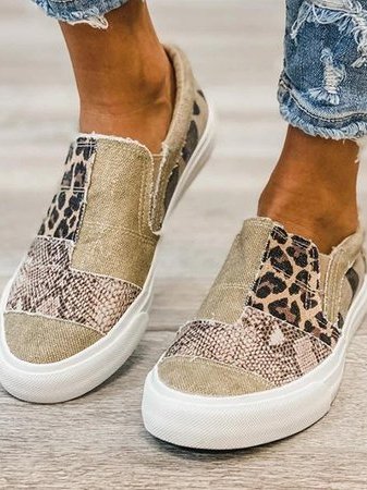 Women's Patterned Slip-On Sneakers