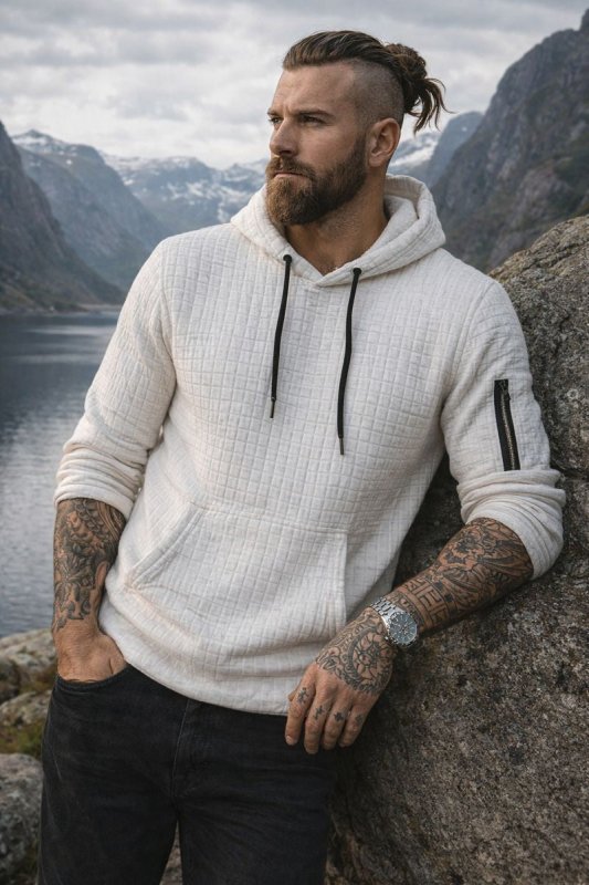 Men's Hooded Long Sleeve Hoodie