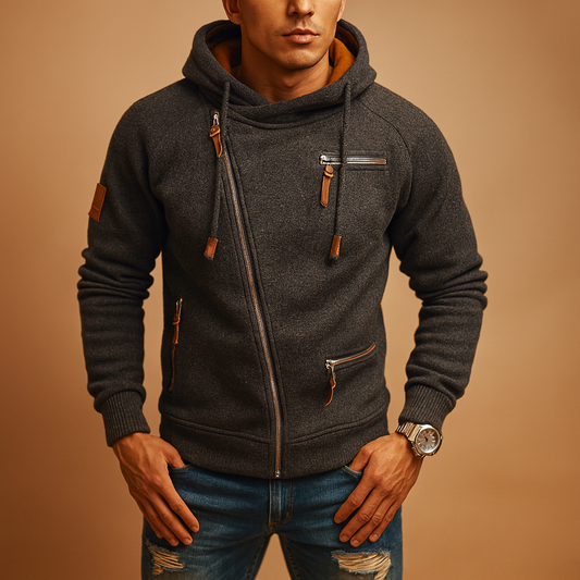Men's Hooded Zip Vest