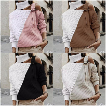 Women's Turtleneck Short Sweater