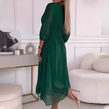 Women's Wrap Dress Elegant Floral