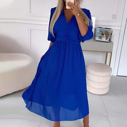 Women's Wrap Dress Elegant Floral