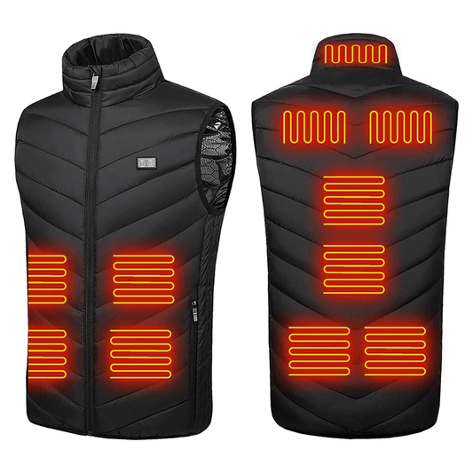Heated Vest Electric Body Warmer 11 Zone