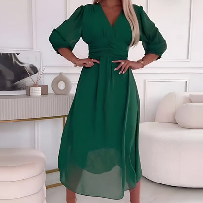 Women's Wrap Dress Elegant Floral