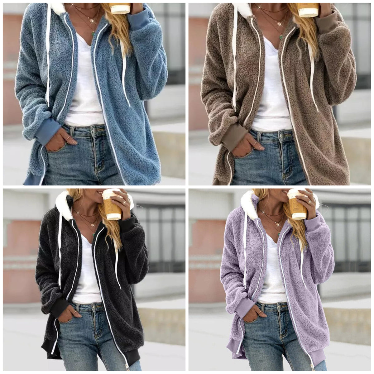 Plush Casual Sweatshirt