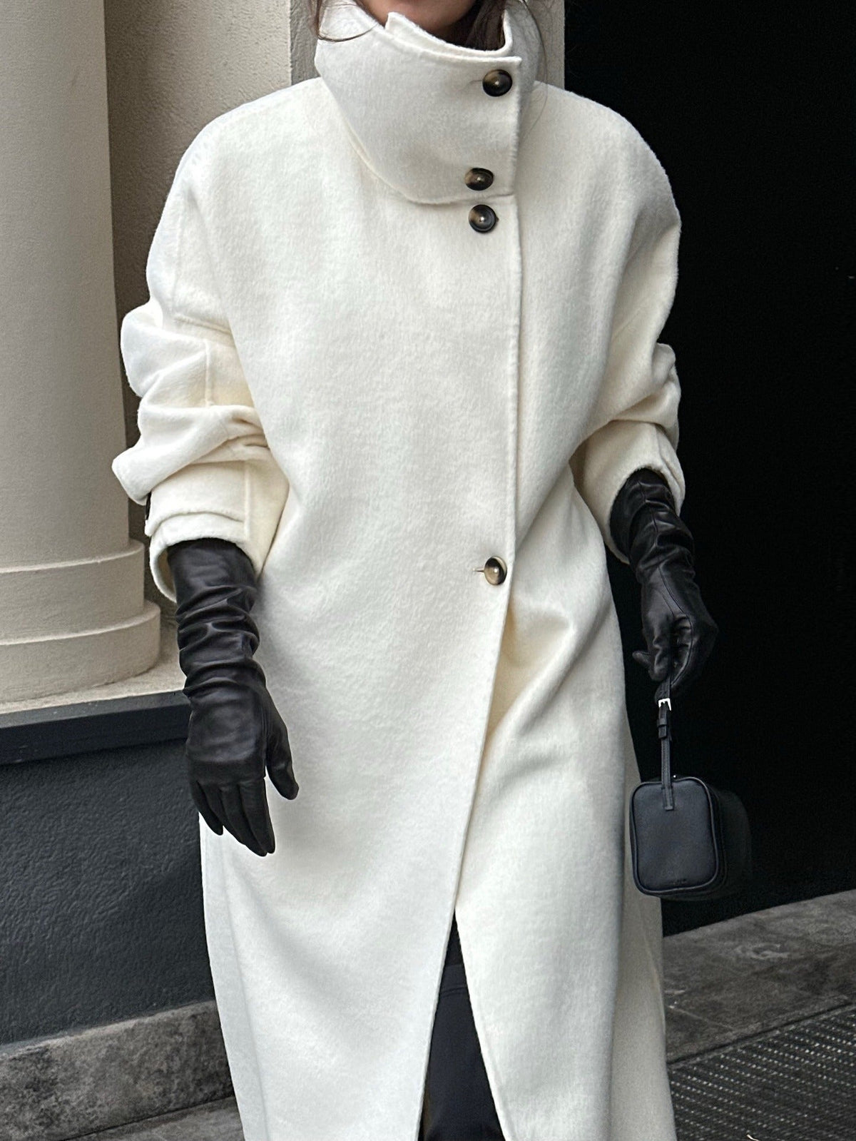 Women's Ivory Long Coat