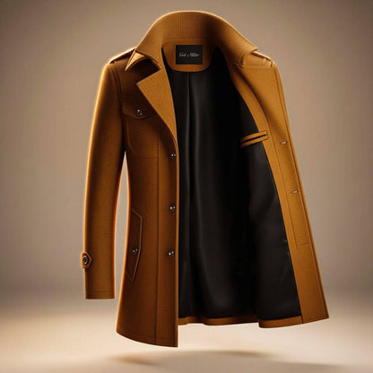 Matteo Legacy Virgin Wool Coat becomes: Matteo Men's Virgin Wool