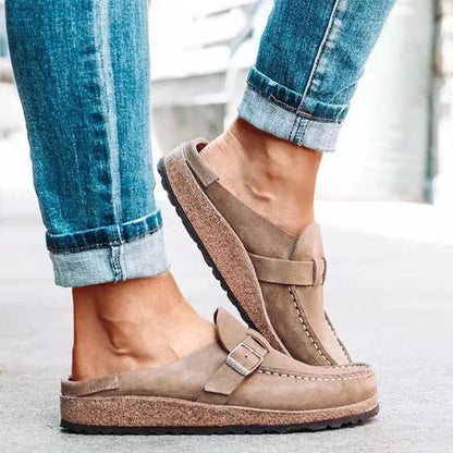 Image of Kara | Women's Slip-On Buckle Loafers