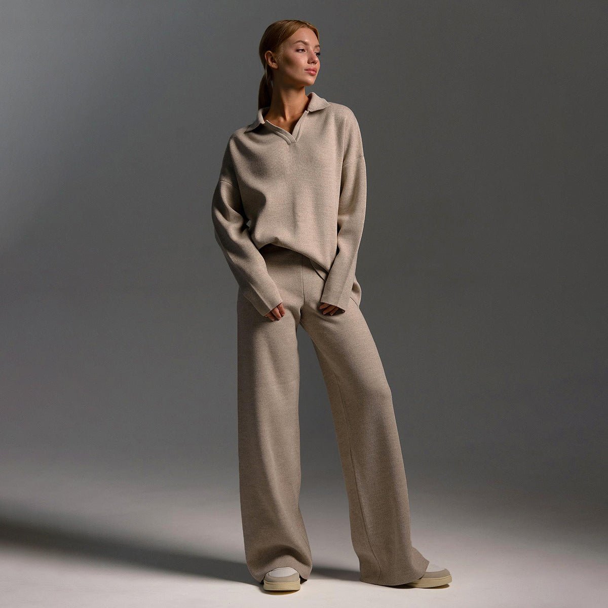 Women's Long Sleeve Wide Leg Tracksuit