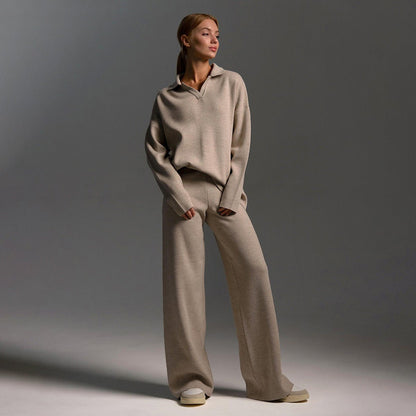 Women's Long Sleeve Wide Leg Tracksuit