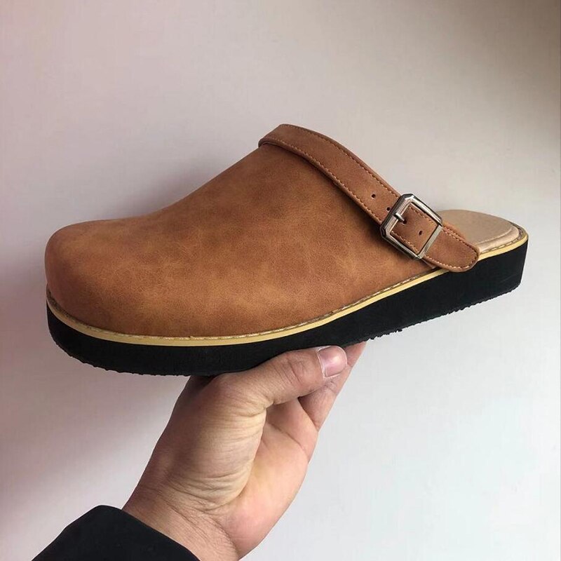 Men's Slip-On Loafers Platform Shoes