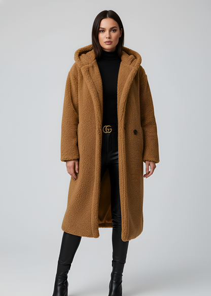Women's Faux Fur Hooded Winter Coat