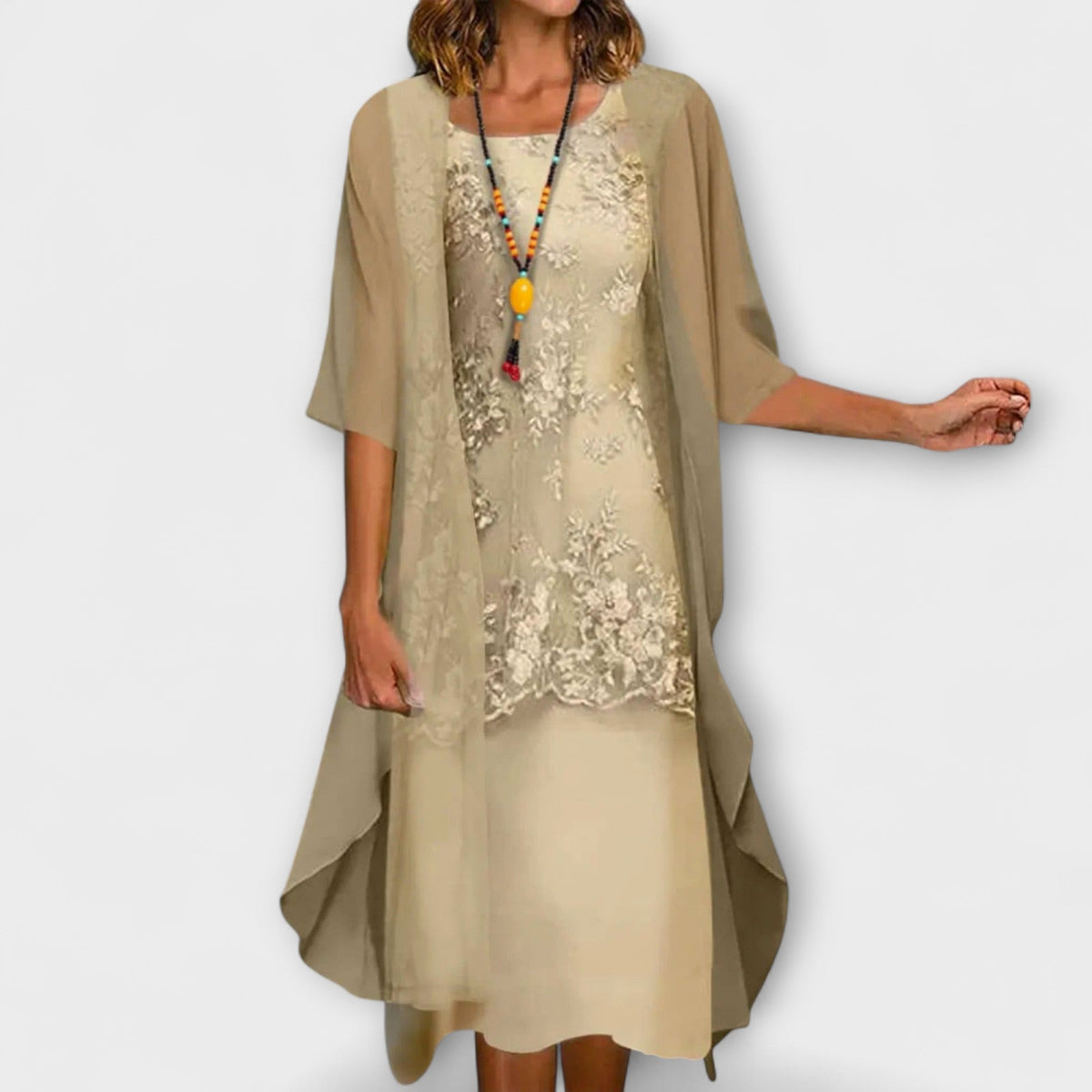 Women’s Elegant Casual Midi Dress