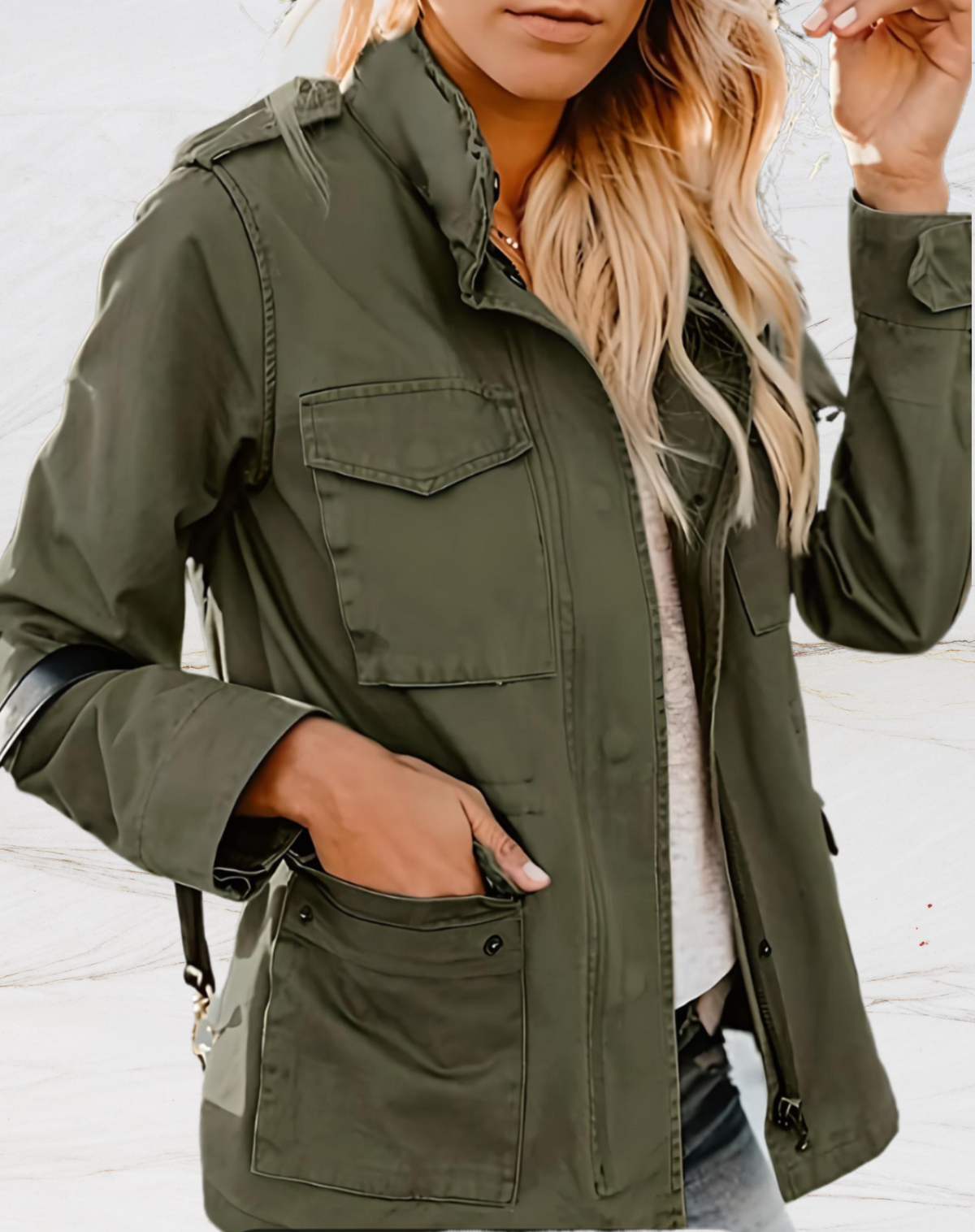 Women's Long Sleeve Utility Jacket