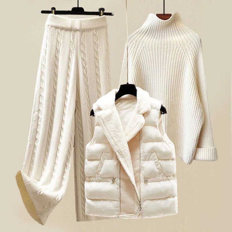 Women's Knitted Three Piece Set