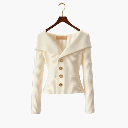 Women's Fitted Cardigan Button Front
