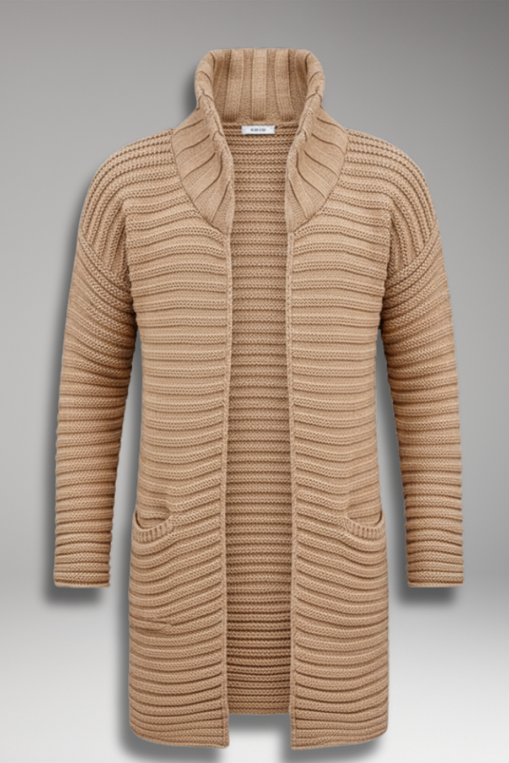 Men's Knit Cardigan Sweater with Pockets