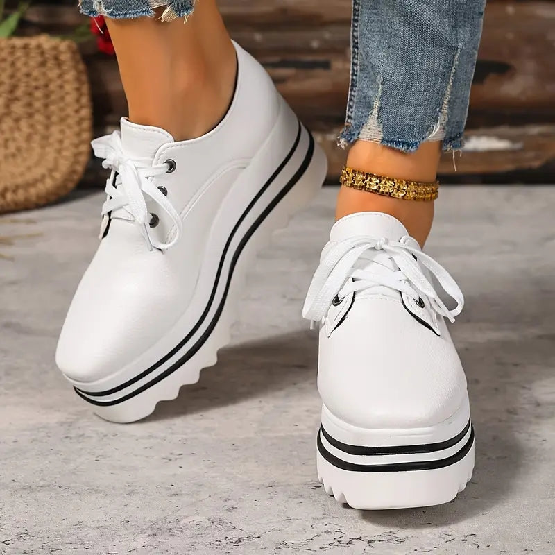 Image of Morgan | Men's Lace-Up Platform Loafers