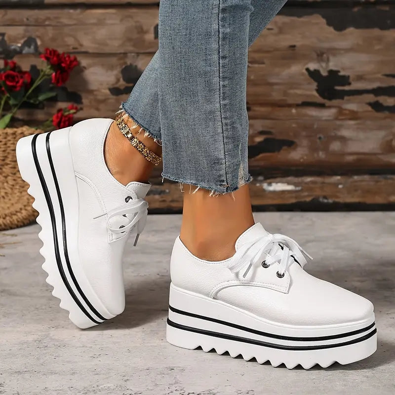 Image of Morgan | Men's Lace-Up Platform Loafers