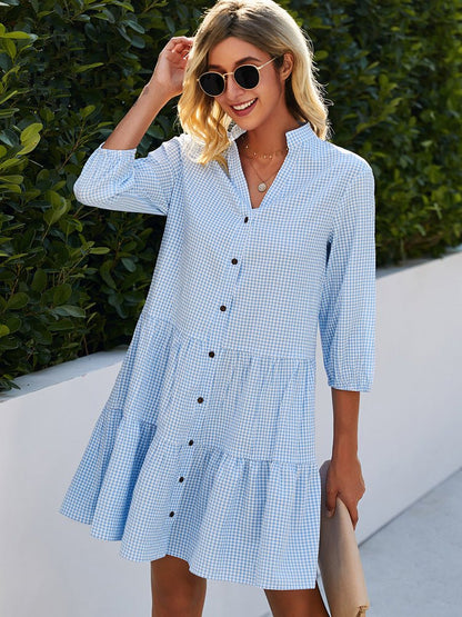 Elara | Women’s Spring Button Dress