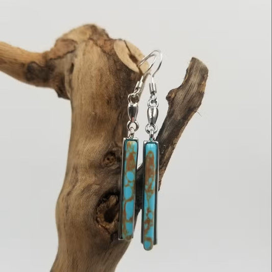 Vintage Turquoise Drop Earrings