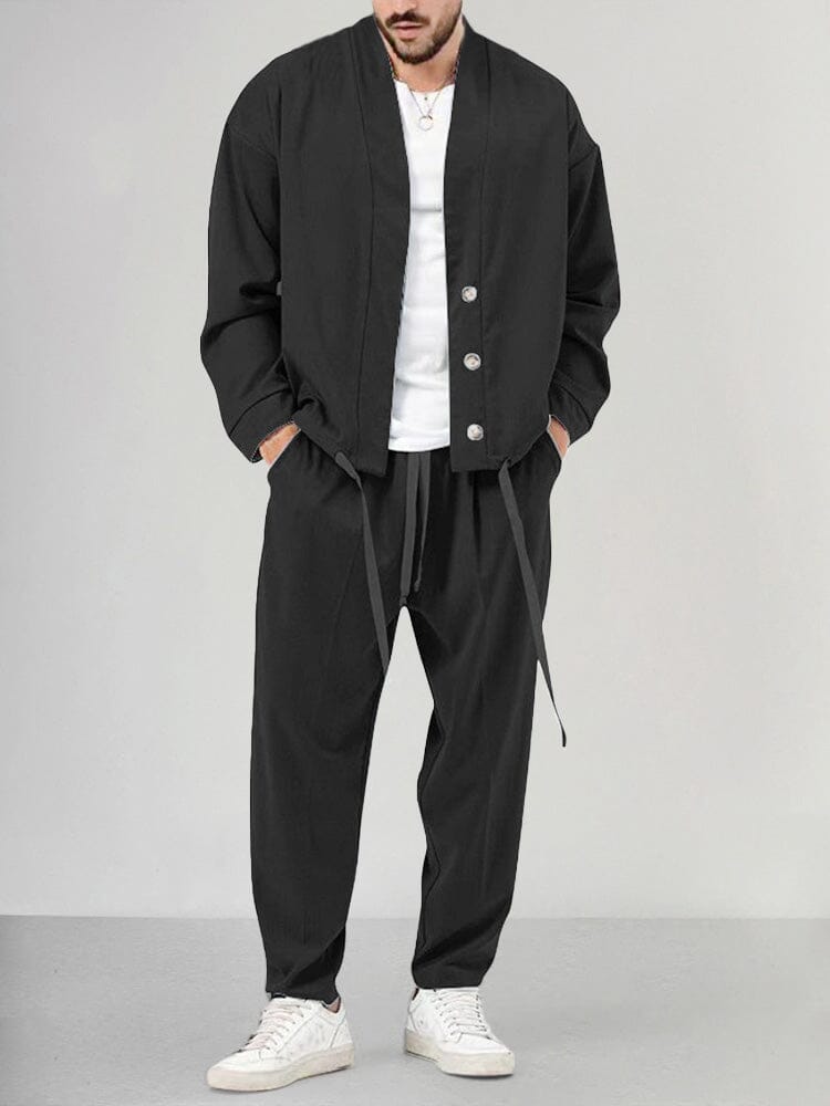 Image of Randy | Men's Drawstring Casual Loungewear Set
