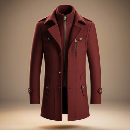 Matteo Legacy Virgin Wool Coat becomes: Matteo Men's Virgin Wool