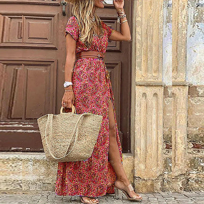 Women's Belted Waist Dress