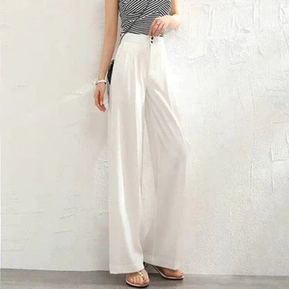 Rochelle Women's High Waisted Wide Leg Pants