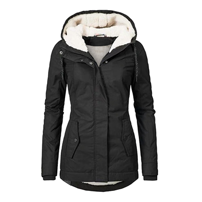Women's Fleece Lined Hooded Jacket