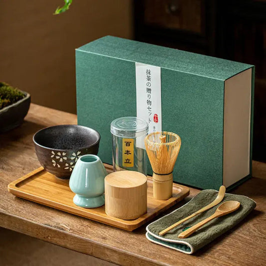 Traditional Matcha Gift Set Green Tea Ceramic Bowl