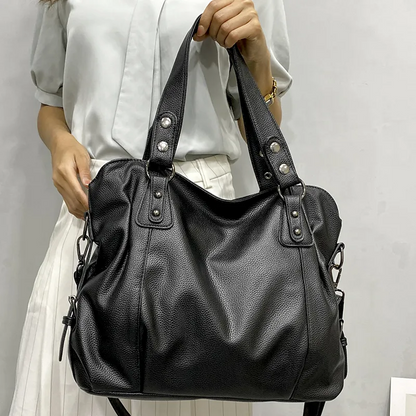 Lunelle Women's Large Soft Leather Tote Bag