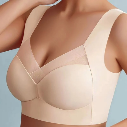 Women's Wireless Full Cup Bra Adjustable Strap