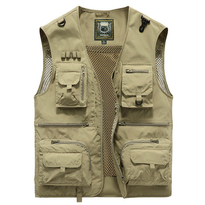 Men's Summer Vest Multi Pocket Design