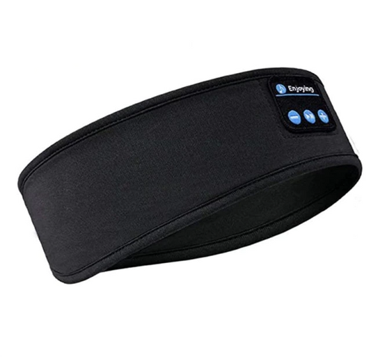 Sleep Headband Soft Breathable Black