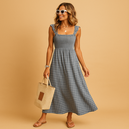 Women's Sleeveless Summer Dress Flowy Fit