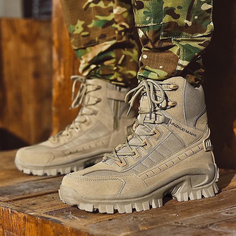 Military Boots Waterproof Puncture-Resistant Outdoor