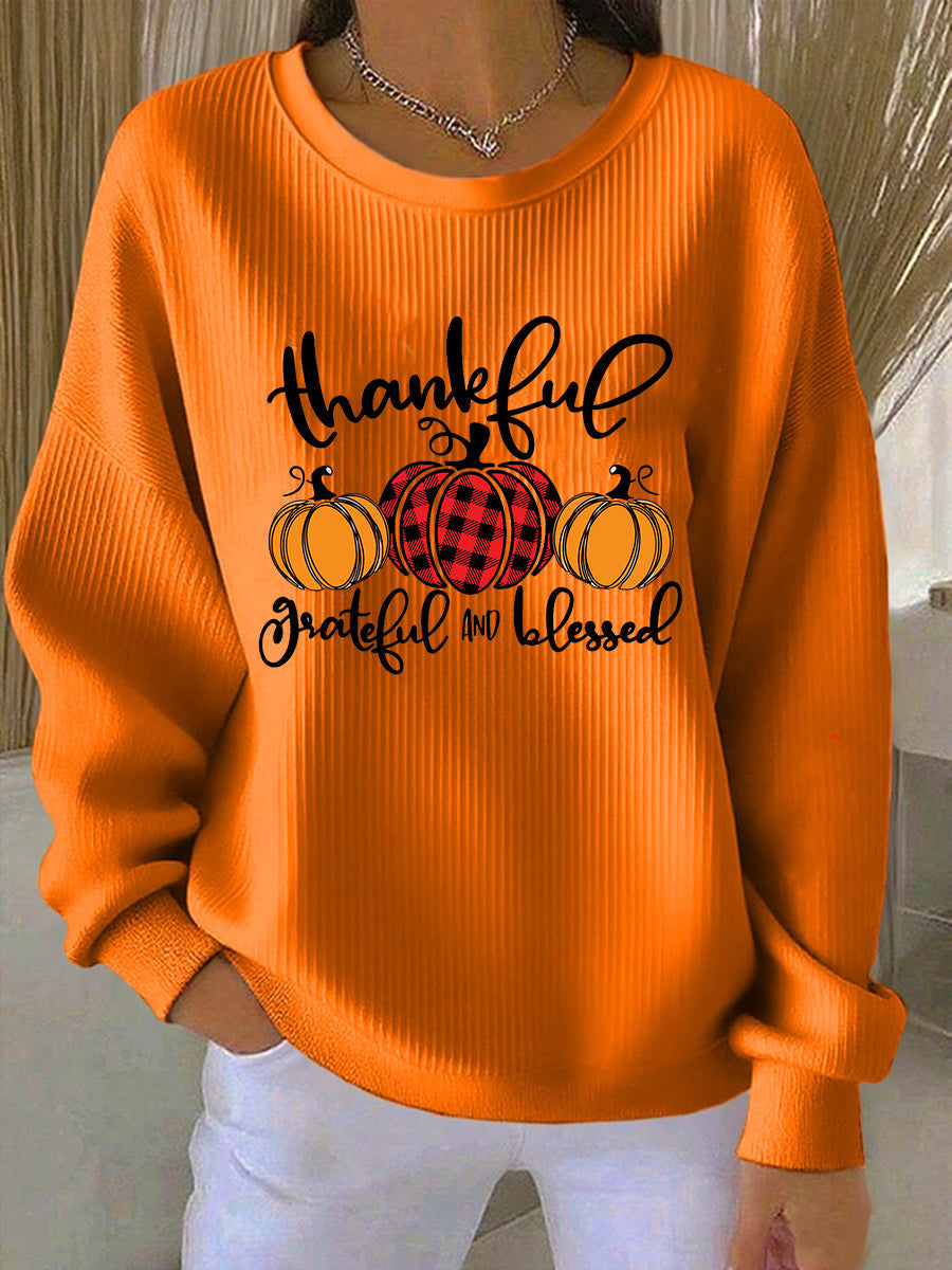 Women's Crew Neck Sweatshirt Long Sleeves