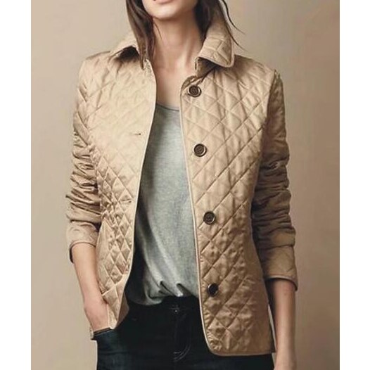 Stella Women's Quilted Button Down Jacket