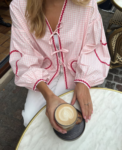 Women's Tie Front Blouse
